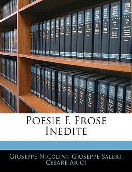 Paperback Poesie E Prose Inedite [Italian] [Large Print] Book