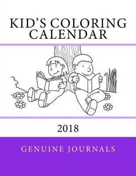 Paperback Kid's Coloring Calendar Book