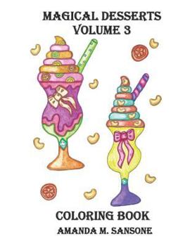 Paperback Magical Desserts Volume 3: Coloring Book