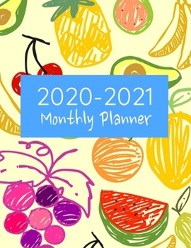 2020-2021 Monthly Planner, 24 Month, Monthly Planner, Appointment Calendar, Business Planner, Agenda Scheduler: 8.5"x11" - 24 Month Calendar Planner - With Note Space