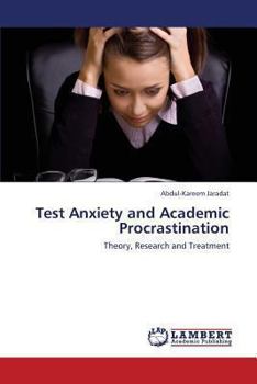 Paperback Test Anxiety and Academic Procrastination Book