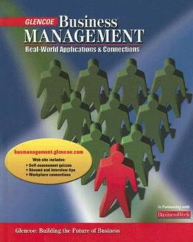 Hardcover Business Management: Real-World Applications and Connections, Student Edition Book