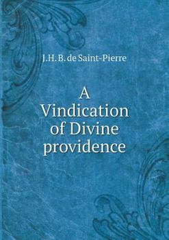 Paperback A Vindication of Divine providence Book
