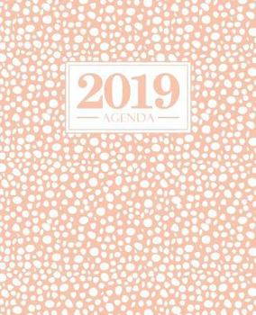 Paperback Agenda 2019: 19x23cm: Agenda 2019 Settimanale Italiano: Avorio Su Rosa 4671 [Italian] Book