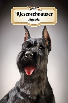2020 Riesenschnauzer Agenda: 107 Pagine | Dimensioni DIN A5 | Pianificatore Settimanale | 12 Mesi | Due Pagine Per Settimana | Calendario | Diario | Cane (Italian Edition)