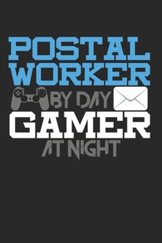Postal Worker By Day Gamer At Night: Monthly Planner Calendar Diary Organizer, 6x9 inches, Postal Worker Mailman Mail Carrier Gamer