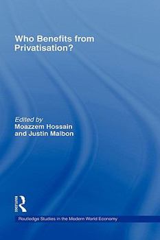 Hardcover Who Benefits from Privatisation? Book