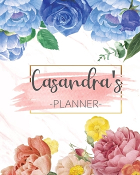 Paperback Casandra's Planner: Monthly Planner 3 Years January - December 2020-2022 - Monthly View - Calendar Views Floral Cover - Sunday start Book