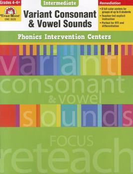 Paperback Variant Consonant and Vowel Sounds, Grades 4-6+: Intermediate Book