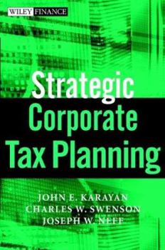 Hardcover Strategic Corporate Tax Planning Book