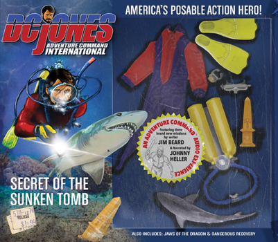 MP3 CD DC Jones and Adventure Command International: Secret of the Sunken Tomb Volume 1 Book