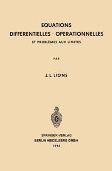 Paperback Equations Differentielles Operationnelles: Et Problèmes Aux Limites [German] Book