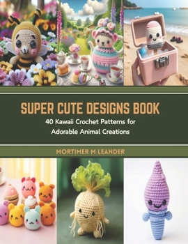 Paperback Super Cute Designs Book: 40 Kawaii Crochet Patterns for Adorable Animal Creations Book
