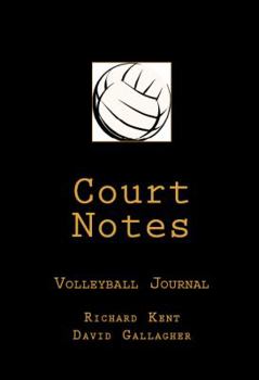 Paperback Court Notes Volleyball Journal Book