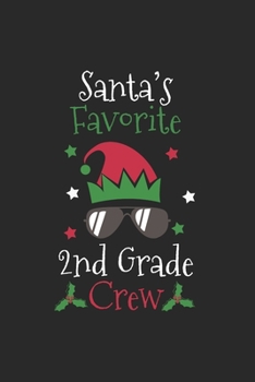 Paperback Christmas Fave 2nd Grade Notebook: Notebook / 6x9 Zoll / 120 dotted Pages Book