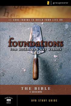 Paperback Foundations: The Bible: Small Group Study Book