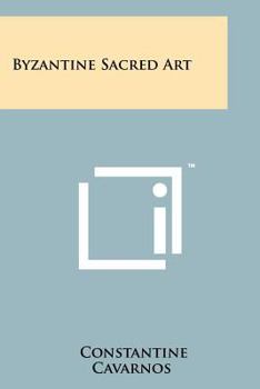 Paperback Byzantine Sacred Art Book