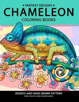 Paperback Chameleon Coloring Book: Stress-relief Coloring Book For Grown-ups Book