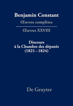 Hardcover Discours À La Chambre Des Députés (1821-1824) [French] Book
