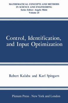 Hardcover Control, Identification, and Input Optimization Book