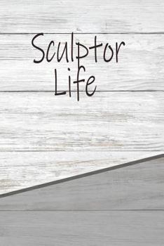 Paperback Sculptor Life: Personalized Rustic Isometric Dot Notebook 120 Pages 6x9 Book