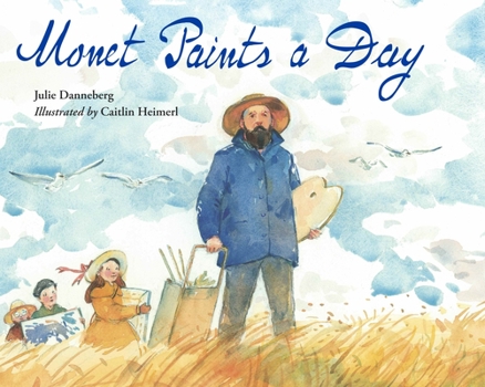 Hardcover Monet Paints a Day Book