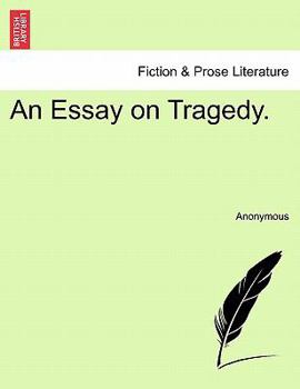 Paperback An Essay on Tragedy. Book