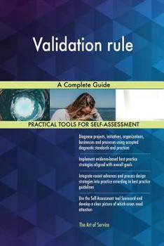 Paperback Validation rule A Complete Guide Book