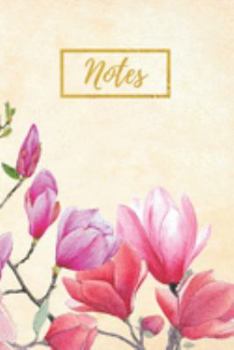 Notes: Flower Journal To Track Ideas & Gardening Notes Flower Gists For Mom - Pink Watercolor Flowers