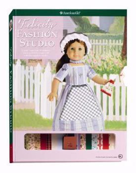 Hardcover Felicity Fashion Studio [With Reusable Accessory Stickers/Reusable Sticky Dots and Stamp and Stencils and Design Book and 4 Book