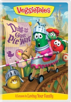 DVD Veggie Tales: Duke and the Great Pie War Book