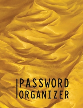 Paperback Password Organizer: Elegant Password Tracker Notebook to Track your Passwords Book