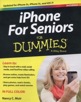 Paperback iPhone for Seniors for Dummies Book