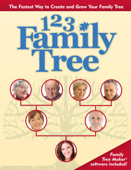 Paperback 1-2-3 Family Tree (5th Edition): The Fastest Way to Create and Grow Your Family Tree [With CDROM and DVD] Book