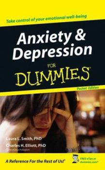 Paperback Anxiety & Depression For Dummies (Pocket Edition) Book