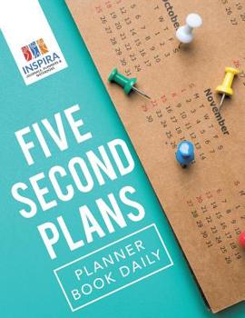 Paperback Five Second Plans Planner Book Daily Book