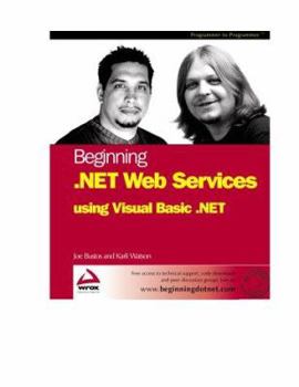 Paperback Beginning .Net Web Services with VB.NET Book