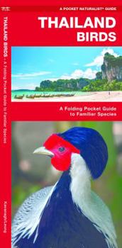 Paperback Thailand Birds: A Folding Pocket Guide to Familiar Species Book