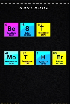 Paperback Best mother periodic table elements: 6:9 notebook Book