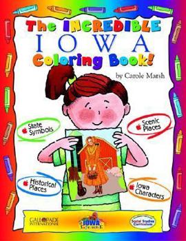 Paperback Incredible Iowa Color Bk Book