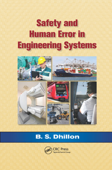 Paperback Safety and Human Error in Engineering Systems Book