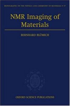 Hardcover NMR Imaging of Materials Book