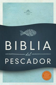 RVR 1960 Biblia del Pescador, azul petróleo símil piel: Evangelismo Discipulado Ministerio