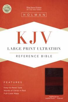 Imitation Leather Large Print Ultrathin Reference Bible-KJV [Large Print] Book