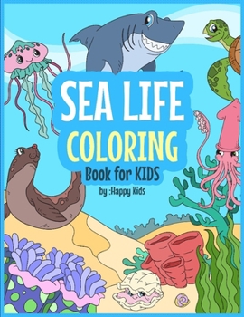 Paperback Sea Life Coloring Book For Kids: 31 Sea Life Coloring Sheets included Book