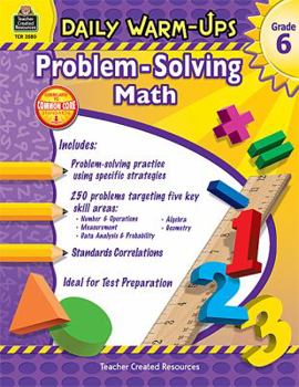 Paperback Daily Warm-Ups: Problem Solving Math Grade 6 Book