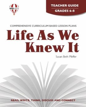 Paperback Life As We Knew It - Teacher Guide by Novel Units Book