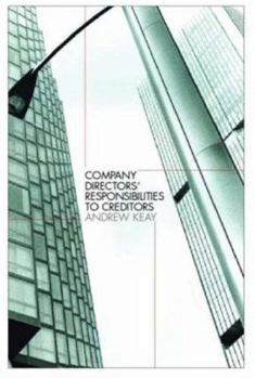 Paperback Company Directors' Responsibilities to Creditors Book