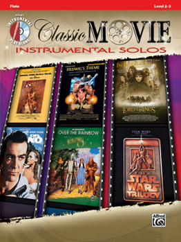 Paperback Classic Movie Instrumental Solos: Flute, Book & Online Audio/Software Book