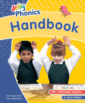 Spiral-bound Jolly Phonics Handbook: In Print Letters (American English Edition) Book